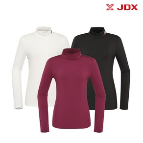 JDX 부산충무점 골프웨어 가을 여성 프린트 안기모 하이넥 베이스레이어 X1TLU7402