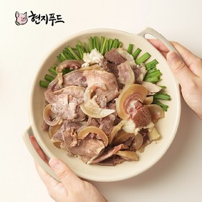 현지푸드 삶은한우암소머리슬라이스, 1개, 500g