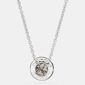 코치 오픈 서클 스톤 목걸이 F54514 SLV Open Cicle Stone Necklace