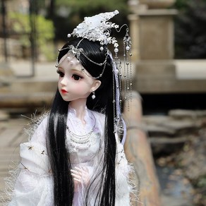 60cm관절인형 고전풍 드레스 풀세트 대형사극 한복인형 황제의딸, 1개, 04 낙초공주, 60cm