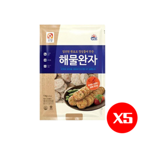 사조오양 해물완자1kg, 1kg, 5개