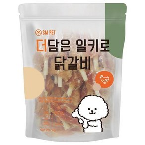 반려견간식 반려견 수제 간식 닭갈비 1kg 애견 강아지 개껌 스낵, 2개