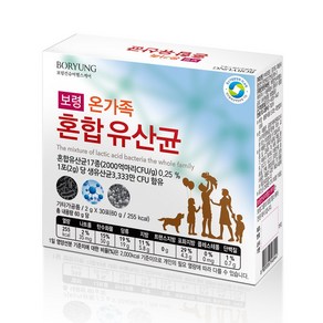 보령 온가족 혼합 유산균, 단품, 1개, 60g