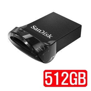 샌디스크 크루저 울트라 핏 3.1 USB SDCZ430-512G-G46, 512GB, 1개