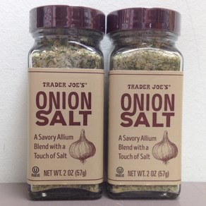 Tade Joe's Onion Salt (Pack of 2) Tade Joe's 양파 소금 (2팩), 2개, 56g