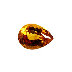 황수정 페어 컷팅원석 파워스톤 7.7ct