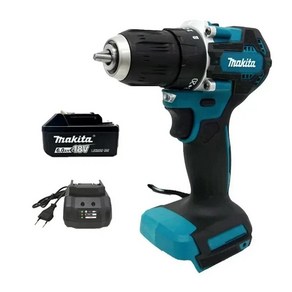 Makita DDF487 18V 스크루 드라이버 브러시리스 전기 드릴 임팩트 드릴 장식 팀 전동 공구 Makita 18V 배터리, 2) EU - 1 battey 1 chage, 1개