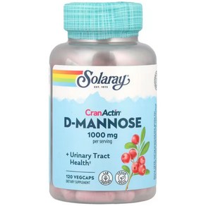 솔라레이 D-만노스 크랜익틴 Mannose 1000mg 120정, 1개