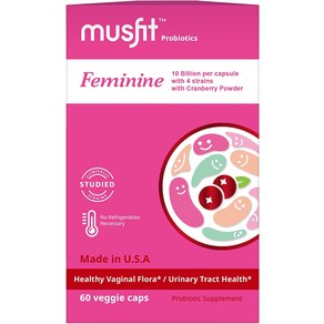 MusFit Pobiotics Feminine 100억 CFU 60정 H2092906, 1개