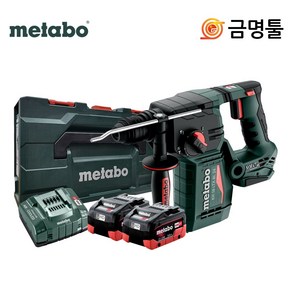 메타보 KH 18 LTX BL 24 충전햄머드릴 18V 5.5AH 2팩 BL모터 3모드 천공 치즐기능 로타리함마, 2개