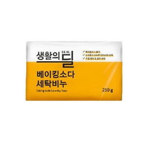 생활의 딜 베이킹소다 세탁비누 250g, 1개