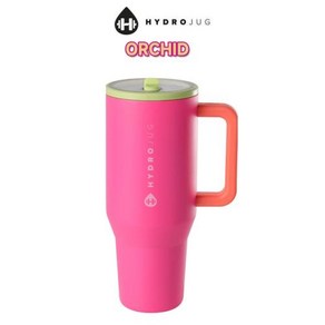 HydoJug Tavele 스테인레스 스틸 빨대 뚜껑 텀블러 진공 단열 자동차 머그잔 이중 벽 열 아이스 여행 32OZ 40OZ 2024 신제품, 4) ochid - 32oZ  0.9L, 1개