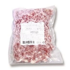 큐브 베이컨 1kg, 1개