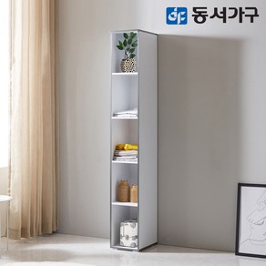 동서가구 뉴 토모 키높은 드레스룸 틈새 DF644616, 화이트 스트라이프