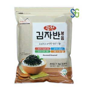 밥달라스 광천김 김자반 볶음 1kg 바삭한 김자반 볶음밥 비빔밥, 1, 1개