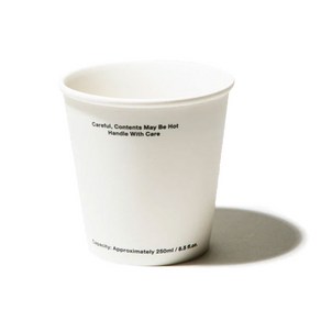 푸에브코 Puebco 종이컵 모양 세라믹 커피컵 NOT PAPER CUP (실리콘 커버 포함), 1개