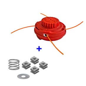 도그린 프로 포윙스 소부품 추가 구성 -국산 4줄 나일론 커터(나이론 줄날) 자동 줄 인출 예초기 날 안전날 직경 4mm 사용 가능 벌초 특허제품