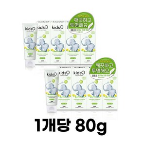 2080 키즈오 알파치약 사과향, 640g, 3개