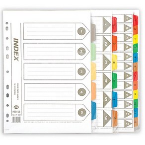 아톰 인덱스간지 IF-303 종이 12분류, 1개