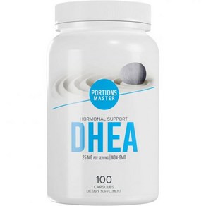 Potions Maste DHEA 캡슐 25mg 100ct 호르몬 지원, 1개, 100정