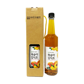 자연과발효 3년숙성 자연발효 복숭아 감식초 180ml 750ml, 1개