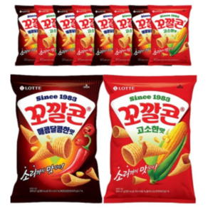 꼬깔콘 고소한맛 67g x 5p + 매콤달콤한맛 67g x 5p 세트, 1세트