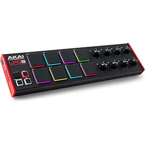 Akai Professional AKAI USB MIDI 패드 컨트롤러 MPC 드럼패드 x 8 어사이너블 노브 탑재 음악 제작 소프트웨어 부속 Mac/Win PC 지원 LPD8