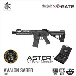 |건스토리| 2024 VFC AVALON SABER CQB X GATE ASTER V2 AEG BK 전동건