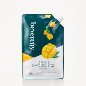 세미 베버시티 과육그대로 망고 500g, 2개, 500ml