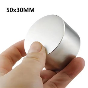 자석 N52 50x30mm 고온 원형 강한 40x20mm 네오디뮴 희토류 강력한 영구 재료, 2)40X20N52