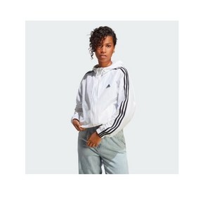 아디다스 ADIDAS W 에센셜 3S 우븐 윈드브레이커 IC0560