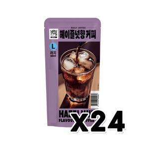 유어스 헤이즐넛향커피 L 아이스파우치음료 340ml x 24개