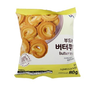 신흥 부드러운 버터쿠키 80g, 1개