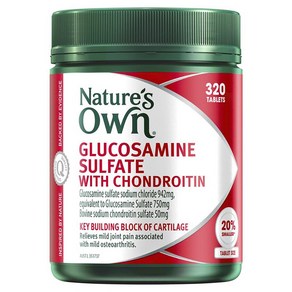 Natue's Own Glucosamine Sulfate With Chondoitin 320 Tablets, 1개, 320정, 320정