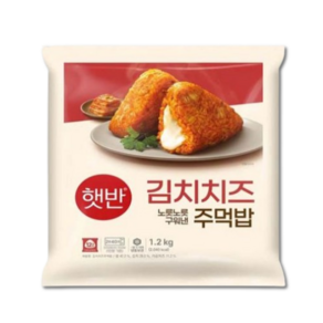 코스트코 햇반쿡반 김치치즈 주먹밥 1200g(100gx12) [아이스박스] + 더메이런손소독제, 100g, 12개