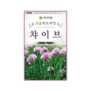 (DN) 차이브 씨앗(1g), 1개