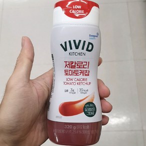 비비드키친 저칼로리 토마토케찹, 320g, 1개