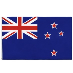 뉴질랜드 국기 세계국기 150x90cm New Zealand flag wold 오세아니아 호주 어학연수 워킹홀리데이, 1개, 혼합색상