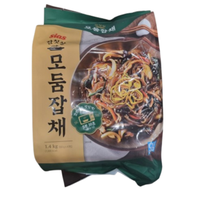 시아스 잔칫상 모둠잡채 1.4kg (350g x 4개입) 아이스박스 포장, 4개, 350g