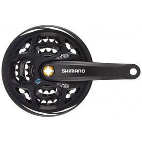 SHIMANO Shimano (SHIMANO) 크랭크 세트 가드 있음 42-32-22T ALTUS FC-M311 170mm 블랙 EFCM311C222CL, 1개, 상품명참조