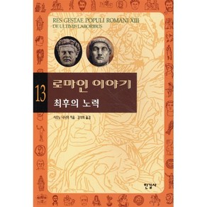 로마인 이야기 13: 최후의 노력, 한길사, 시오노 나나미 저/김석희 역