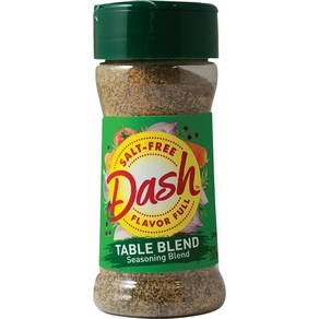 Dash 무염 시즈닝 블렌드 테이블 블렌드 70.9g(2.5온스), 2.5 Ounce (Pack of 1), 1개, 70.9g