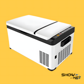 쇼넷 차량용 냉장고 이동식 캠핑용 낚시 차박 여행 화물차, 화이트, 20L