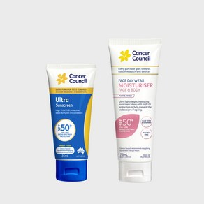 캔서카운슬 호주 선크림 SPF 50+ (울트라 35ml + 페이스데이웨어 75ml), 캔서카운슬 호주 선 SPF 50+ 울트라 35ml +