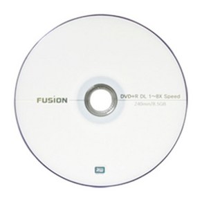 [Fusion] DVD+R 더블레이어 8배속 8.5GB [케익통/10매], 단일옵션, 1개