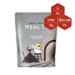 밀잇 식사대용 단백질 쉐이크 흑임자맛 리필팩, 2개, 500g