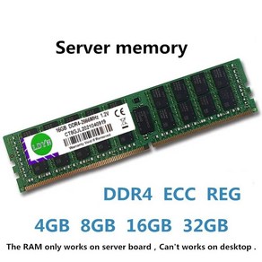 서버 메모리 REG ECC DDR4 PC4 2133MHZ 2400MHZ 2666MHZ 4GB 16GB 32GB 128GB, 11) DDR4 16GB 2933, 1개