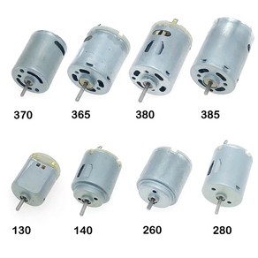 마이크로 DC 모터 헤어 드라이어용 고속 카본 브러시 전기 DIY 장난감 팬 엔진 3V, [05] 1PCS 365 Moto, 1개