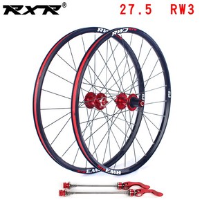 MTB 휠 로드 산악자전거 휠 세트 27.5 인치 RW3, 08 27.5 black  Rea  QR, 1개