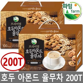 파밍 프리미엄 호두아몬드 율무차 100T, 18g, 100개입, 2개